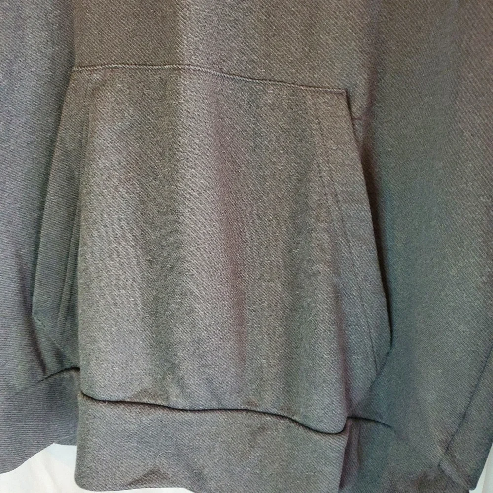 ADIDAS Mens Graphic Hoodie Hooded Sweatshirt Medium Grey Cotton‎ Aeroready